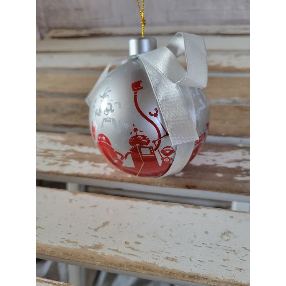 Vintage Brains robot ball ornament Xmas‎ holiday home tree decor
